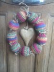 knitted wreath