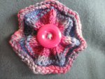 knitted brooch