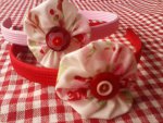 Suffolk puffs with buttons