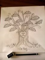 family tree sketch