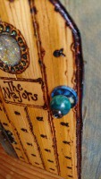 Blue wash sea side fairy door