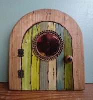 Wee folk door green